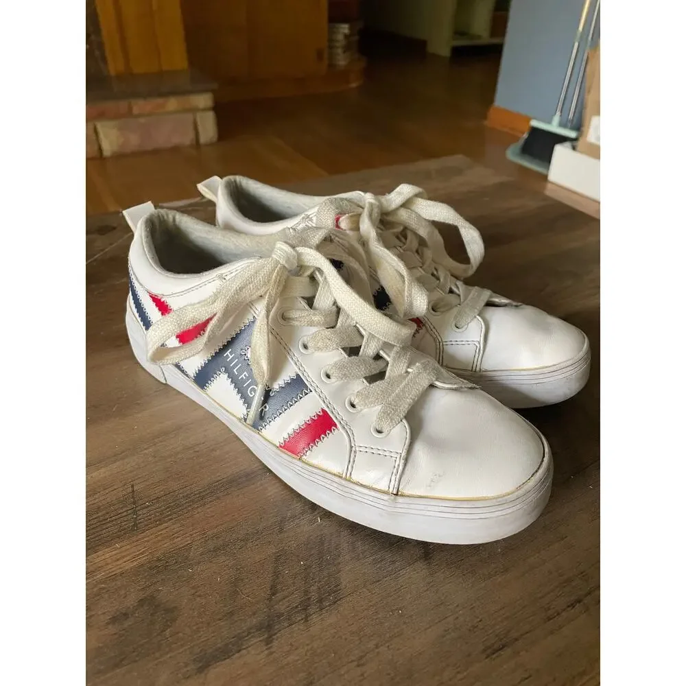 6/$25 Tommy Hilfiger Low-Top Abstract Design Sneaker
